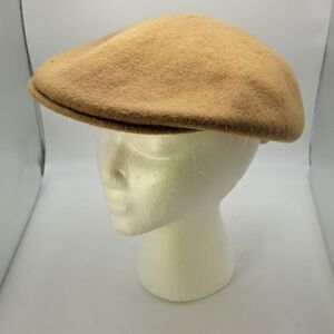 Vintage DPC Wool Kangol Cap Men’s Camel Seamless Winter Unisex 594 Cap Beret S/M